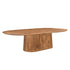 Ovale eettafel Salvator van Livingfurn in mangohout Pecan, 300 bij 110 cm