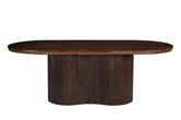 Ovale eettafel Sevilla 250cm van Livingfurn in Chestnut