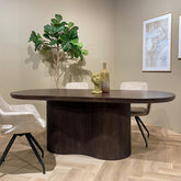 Eettafel Sevilla Chestnut 300cm in massief mangohout, L300cm x B110cm x H76cm