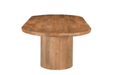 Ovale eettafel Sevilla 250cm van Livingfurn in Pecan