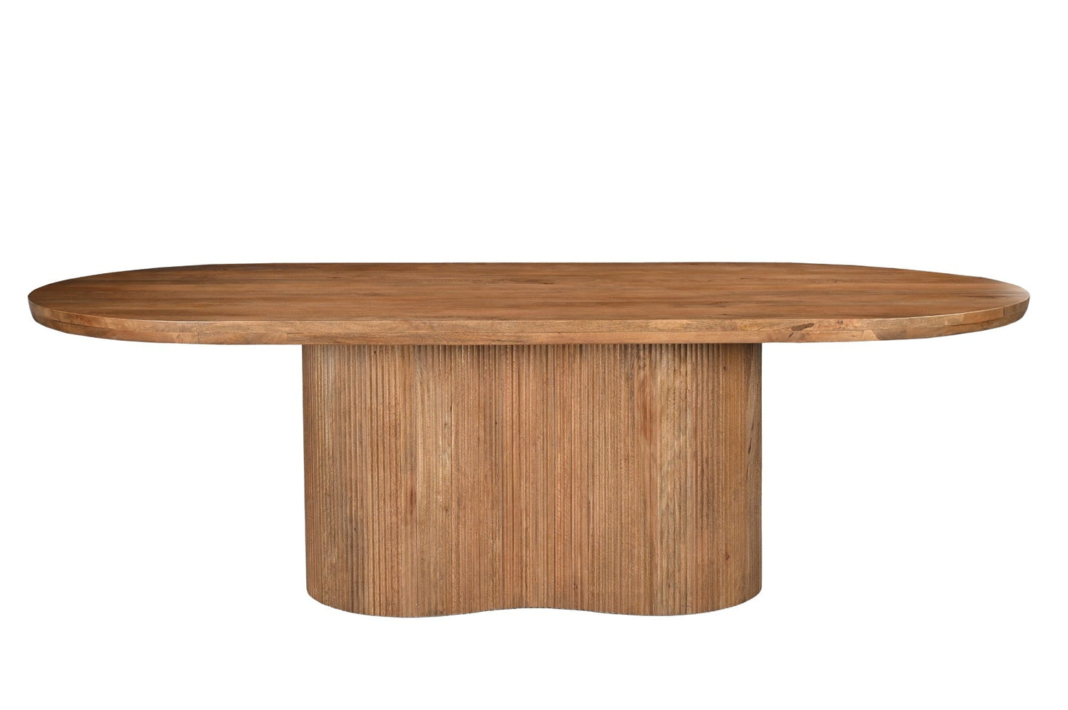 Eettafel Sevilla Pecan 250cm met massief mangohouten blad van 60 mm