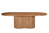 Eettafel Sevilla Pecan 250cm met massief mangohouten blad van 60 mm