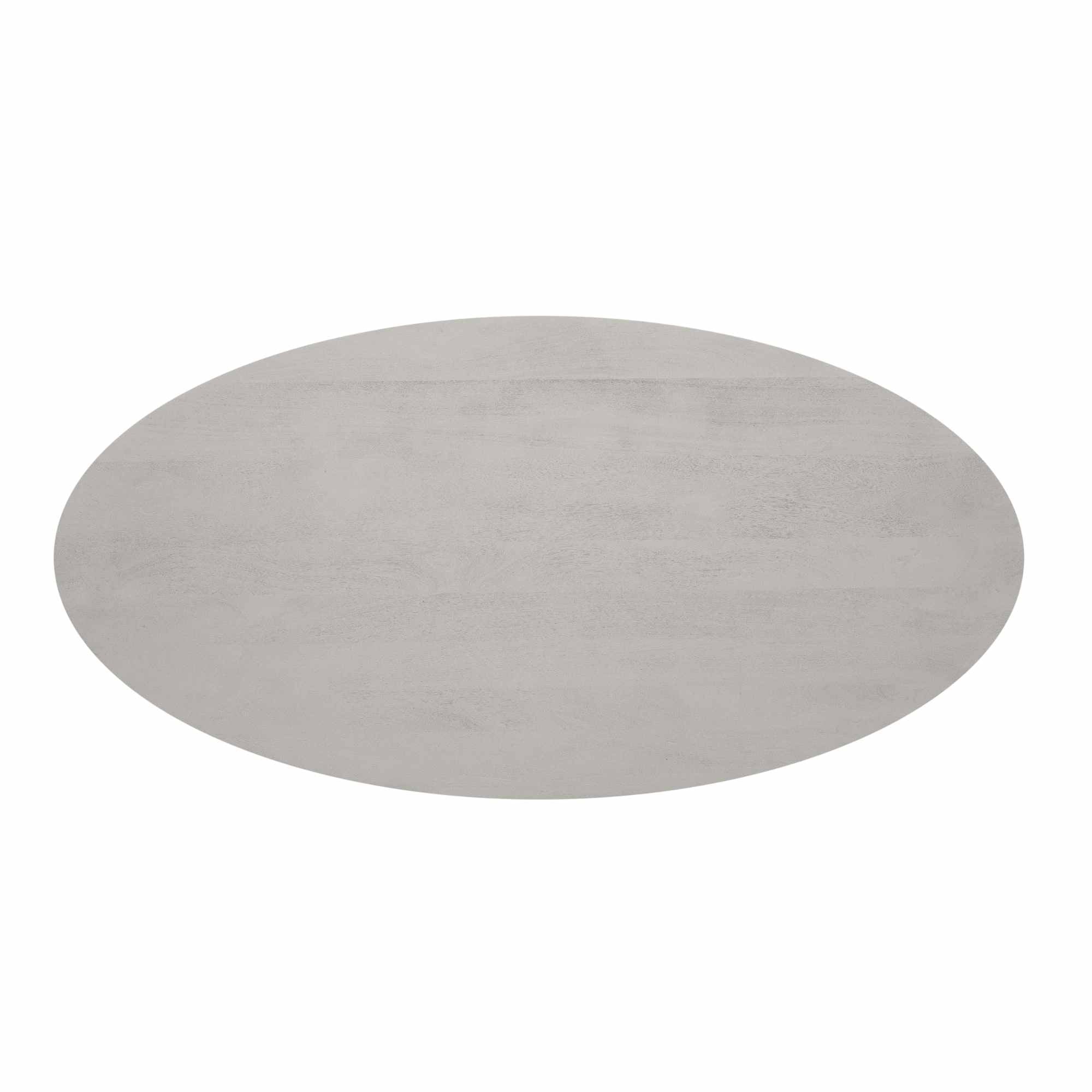 Ovale eettafel Solana van Starfurn in een eetkamer met stoelen eromheen