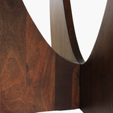 Eettafel Travertin Ronde Bruin Onderstel Raw Materials 120cm - Eetkamertafel - Raw Materials - livinglovely.nl