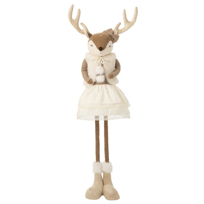 Eland Telescopisch Polyester Beige Large H160cm J-Line