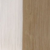 Elenia pot large van PTMD in een interieurbeeld, khaki keramiek met ribbels