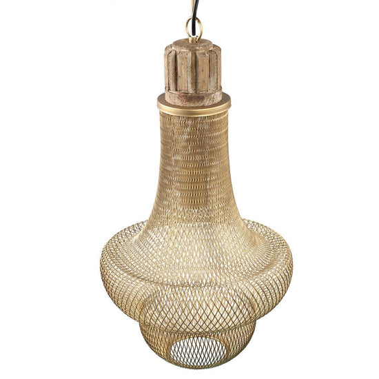 Elvira Hanglamp - H54 x Ø30 cm - Ijzer - Goud PTMD