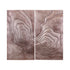 Erike Bronze Casted Alu Wall Panel Wave In 2 Parts PTMD - Wandpaneel - PTMD - livinglovely.nl