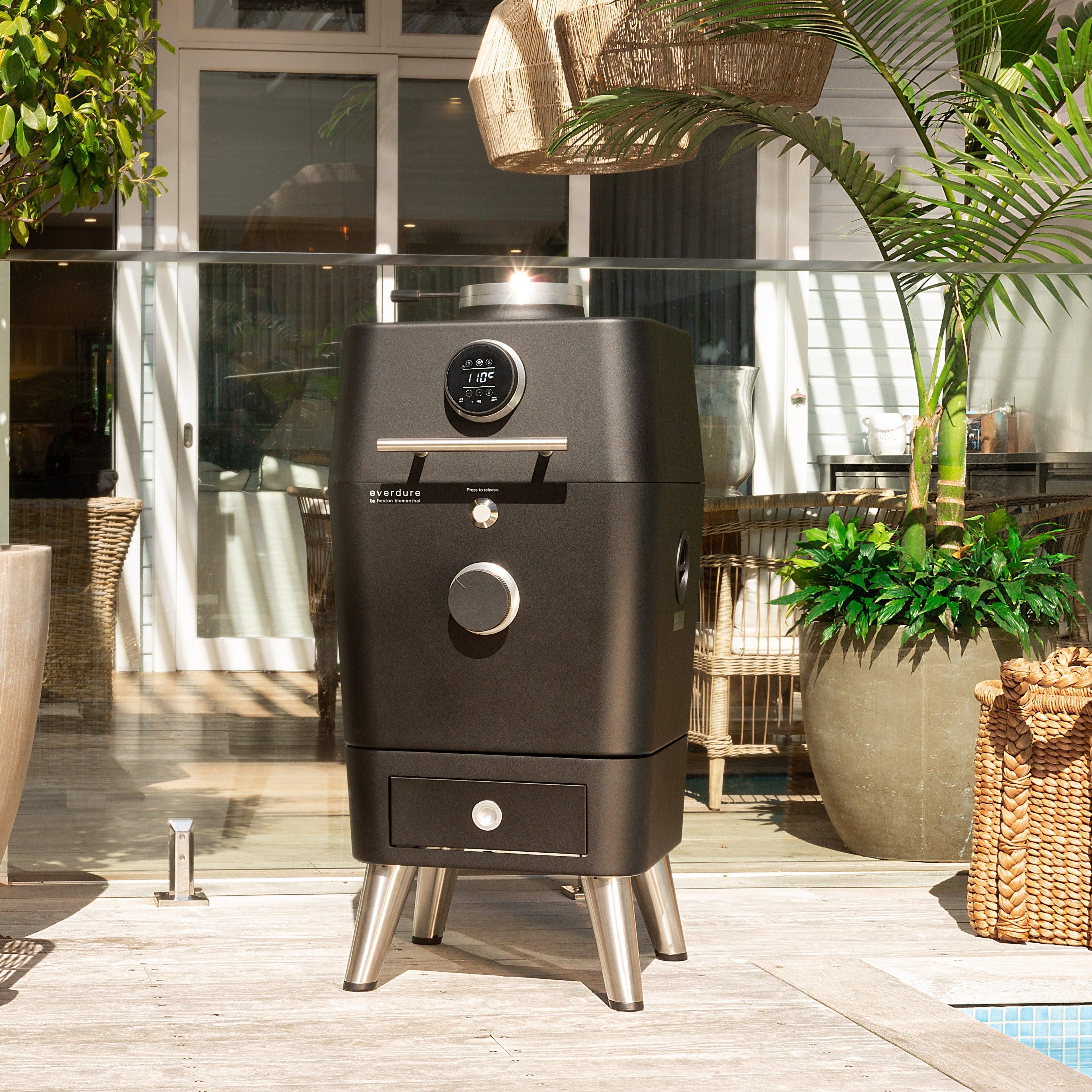 Everdure 4K Kamado Houtskool Barbecue Graphite - BBQ - Everdure - livinglovely.nl