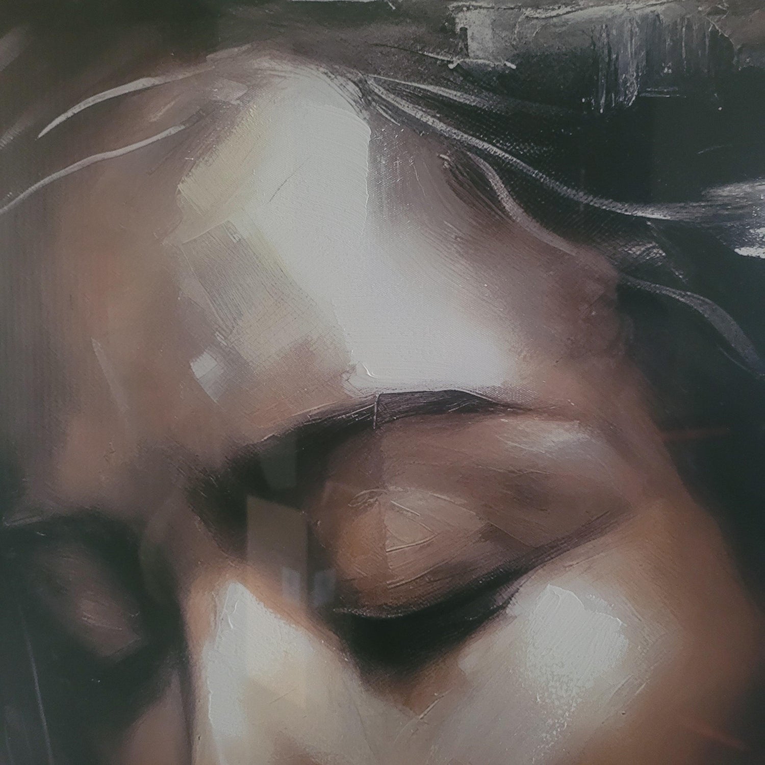 Face Dream Schilderij 100x140cm - Schilderij - Overwijk decoratie - livinglovely.nl