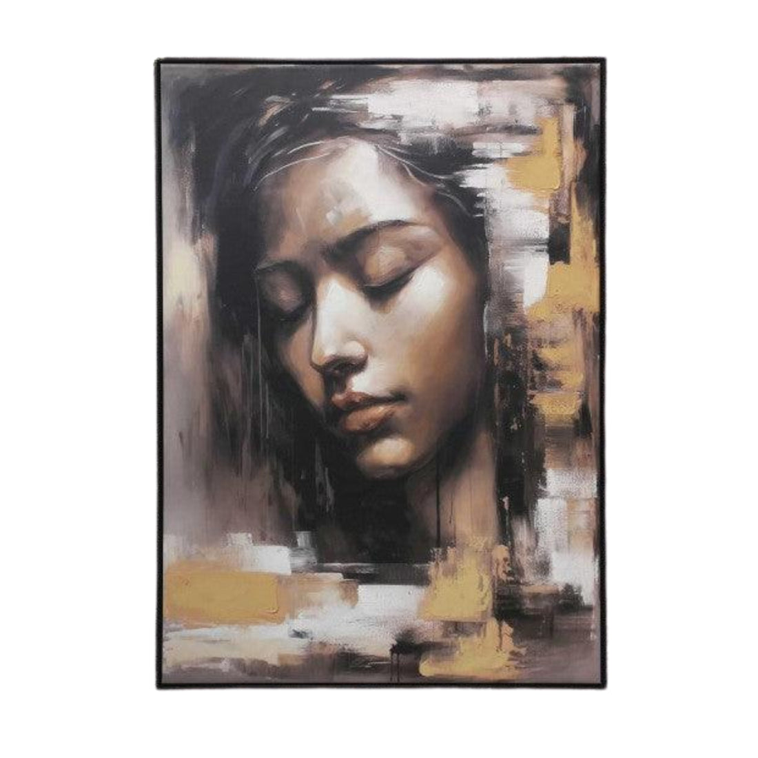 Face Dream Schilderij 100x140cm - Schilderij - Overwijk decoratie - livinglovely.nl