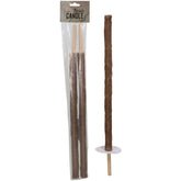 Fakkel Kaars Natuurlijk Set van 6 - Buitenkaars - Living Lovely - livinglovely.nl