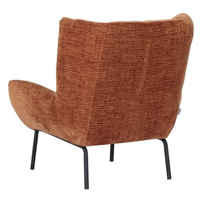 Astro fauteuil Glamour cinnamon zijaanzicht MUST Living
