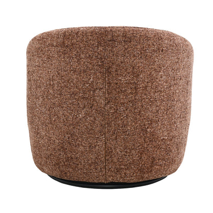 Draaibare fauteuil Britt bordeaux, B84cm x D85cm x H76cm