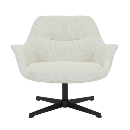 fauteuil Daphne Greige van Livingfurn, B84cm x D78cm x H77cm