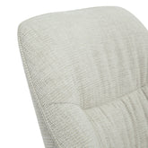 fauteuil Daphne greige, B84cm x D78cm x H77cm