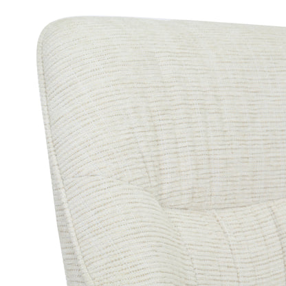 fauteuil Daphne sand, B84cm x D78cm x H77cm
