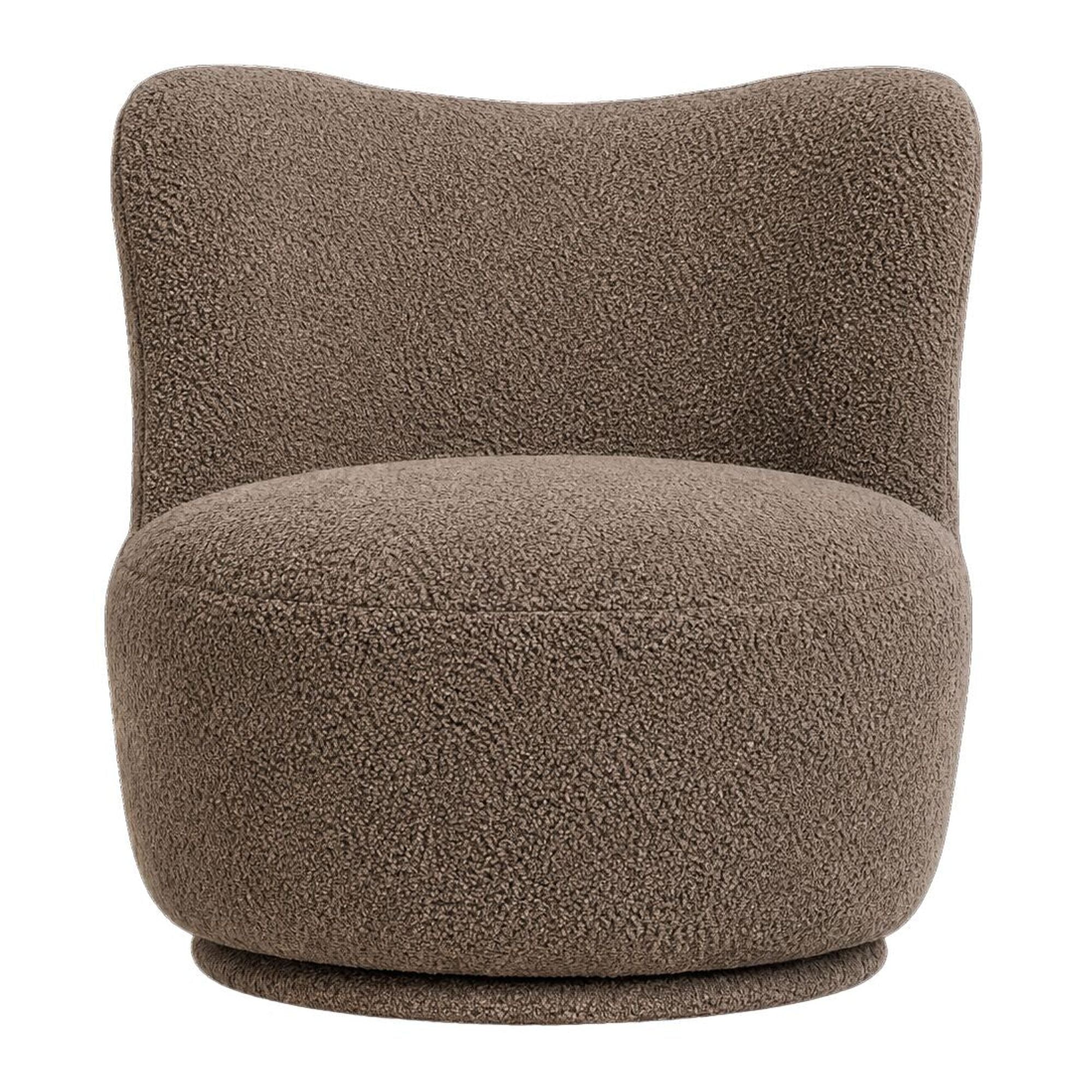 Fauteuil Dean draaifauteuil in beige stof van MUST Living
