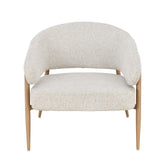 Fauteuil Dilan Hush Oak schuin vooraanzicht
