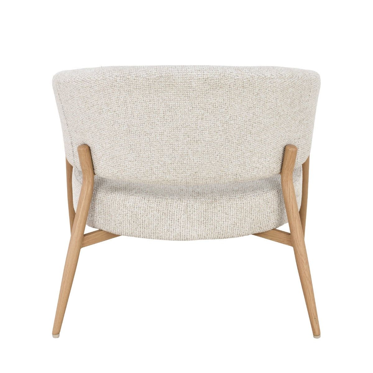 Achterkant van de fauteuil Dilan Hush Oak