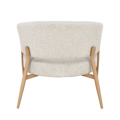 Achterkant van de fauteuil Dilan Hush Oak