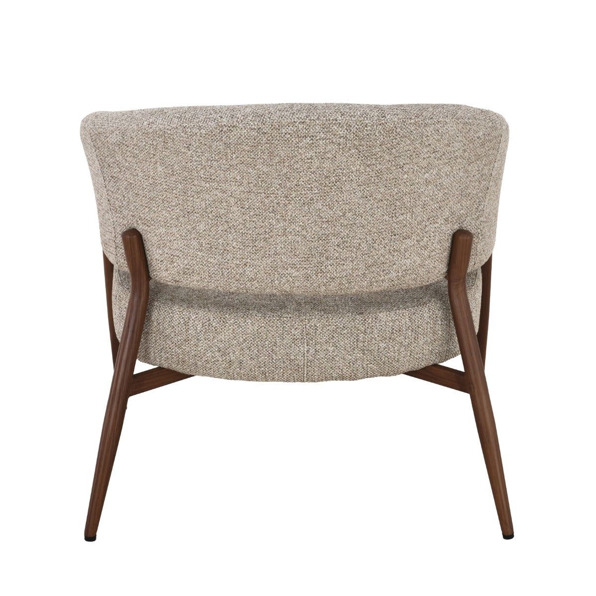 Achterkant van de fauteuil Dilan Hush Walnut