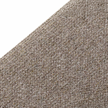 Close-up van de stofstructuur van de fauteuil Dilan Hush Walnut
