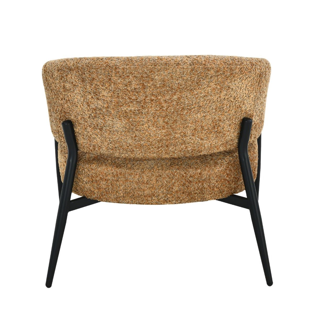 Achterkant van de fauteuil Dilan Venga Cognac