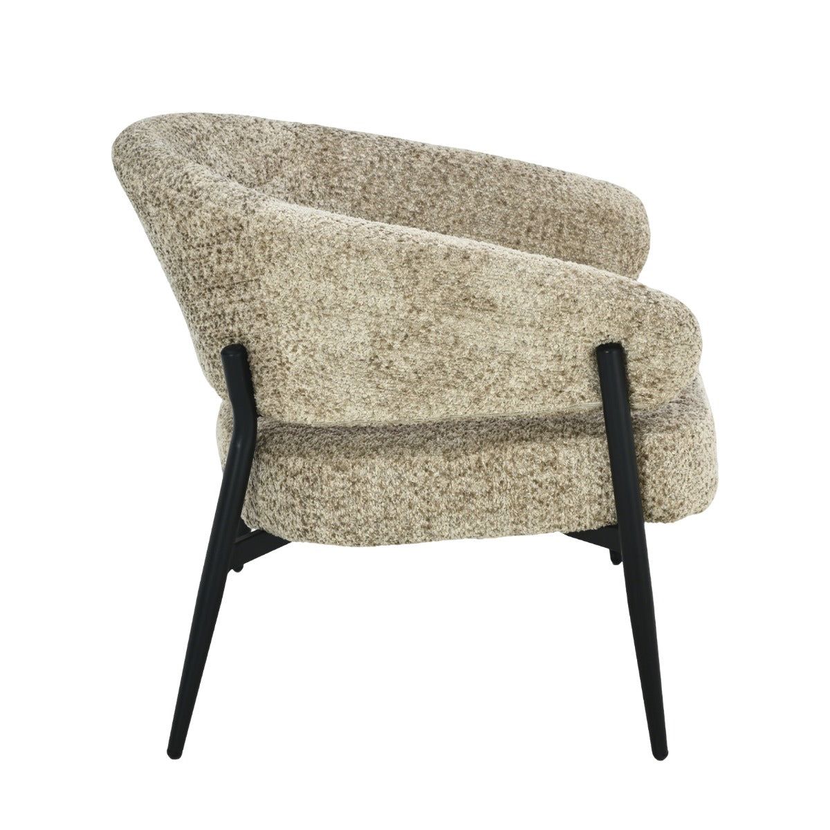 Zijaanzicht van de fauteuil Dilan Venga Liver