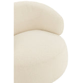 Fauteuil Draaiend Rond Schuim Taupe J-Line