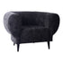 Fauteuil Elefan Antraciet Rond PTMD - Fauteuil - PTMD - livinglovely.nl