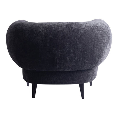Fauteuil Elefan Antraciet Rond PTMD - Fauteuil - PTMD - livinglovely.nl