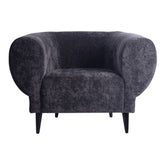 Fauteuil Elefan Antraciet Rond PTMD - Fauteuil - PTMD - livinglovely.nl