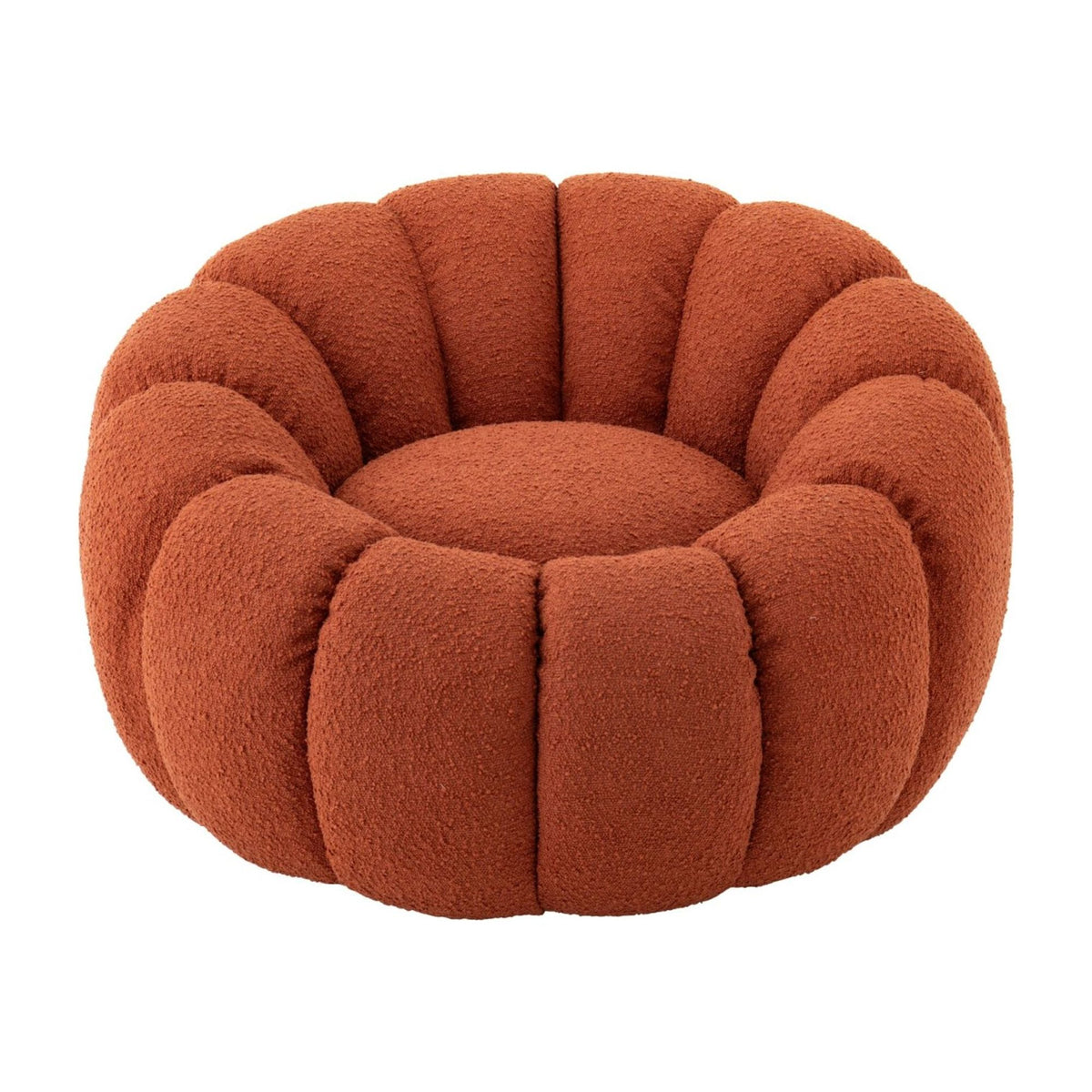 Fauteuil Flower Schuim Roestbruin J-Line