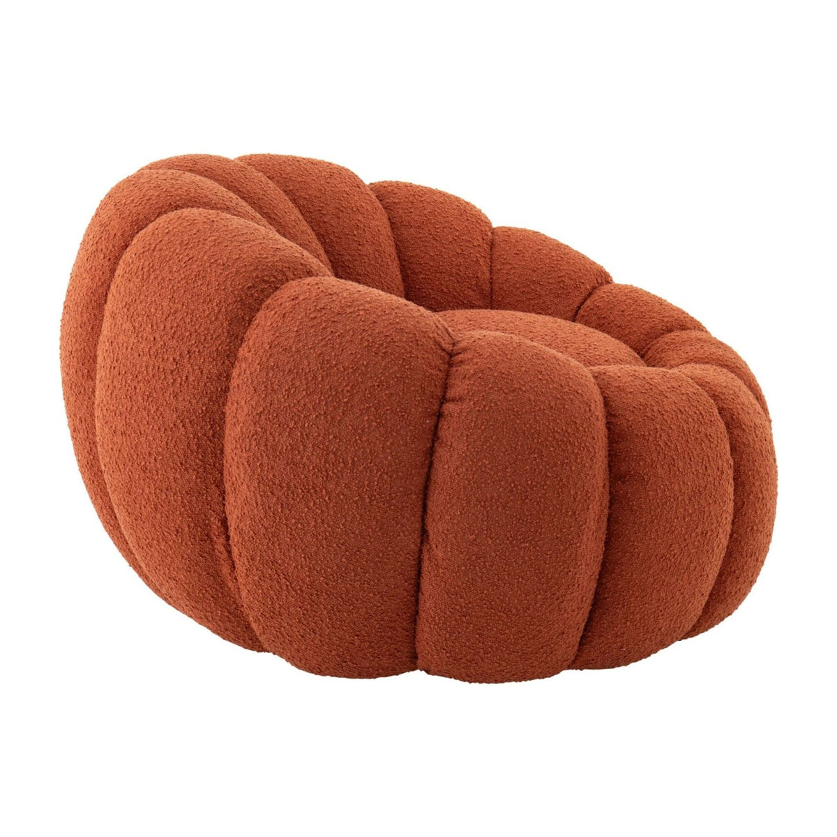 Fauteuil Flower Schuim Roestbruin J-Line