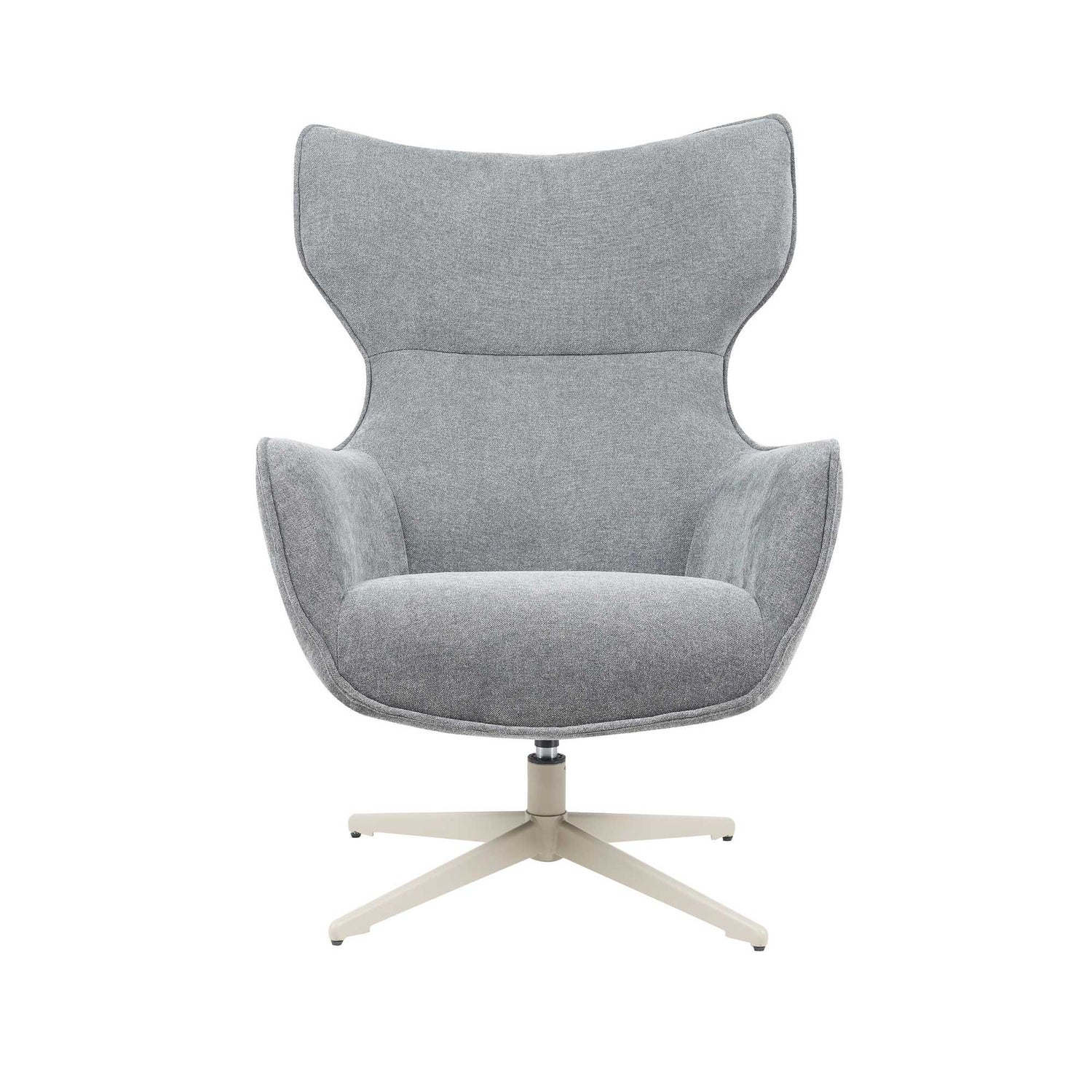 Fauteuil Julia van Starfurn in zijaanzicht, met zicht op de diepe zitting en gebogen rug