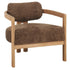 Fauteuil Kelly Luxor Hazelnoot met naturel frame MUST Living