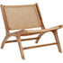Fauteuil Lazy Loom naturel loom met teakhout MUST Living
