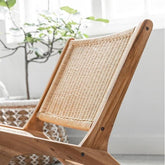 Detail loom vlechtwerk fauteuil Lazy Loom naturel MUST Living