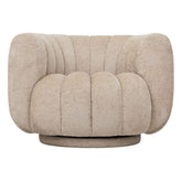 Fauteuil Mello draaifauteuil in crème stof van MUST Living
