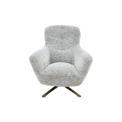 Fauteuil Nena Beige van Starfurn, afgeronde rugleuning en armleuningen in een vloeiende vorm