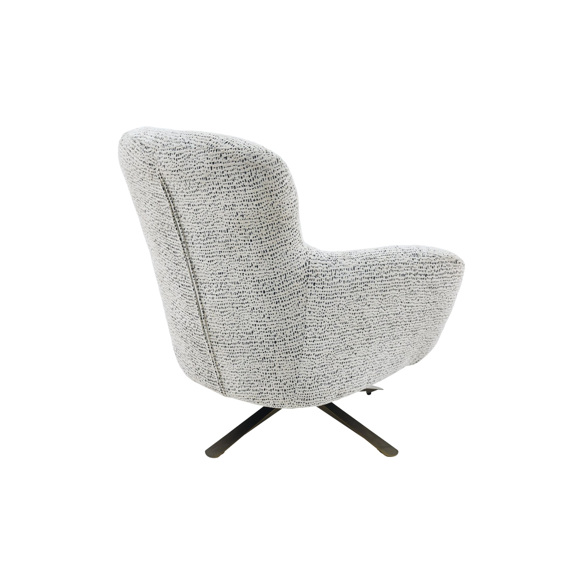 Fauteuil Nena Beige van Starfurn, uitnodigende ronde vorm voor een lichte zithoek