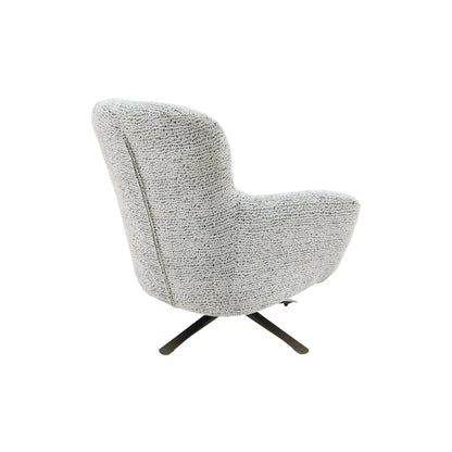 Fauteuil Nena Beige van Starfurn, uitnodigende ronde vorm voor een lichte zithoek