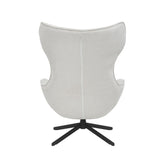 Fauteuil Olivia van Starfurn met close-up van de zachte off white stof Retro Bliss 02