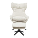 Fauteuil Olivia van Starfurn in zijaanzicht, met de omsluitende rug en zachte armleuning