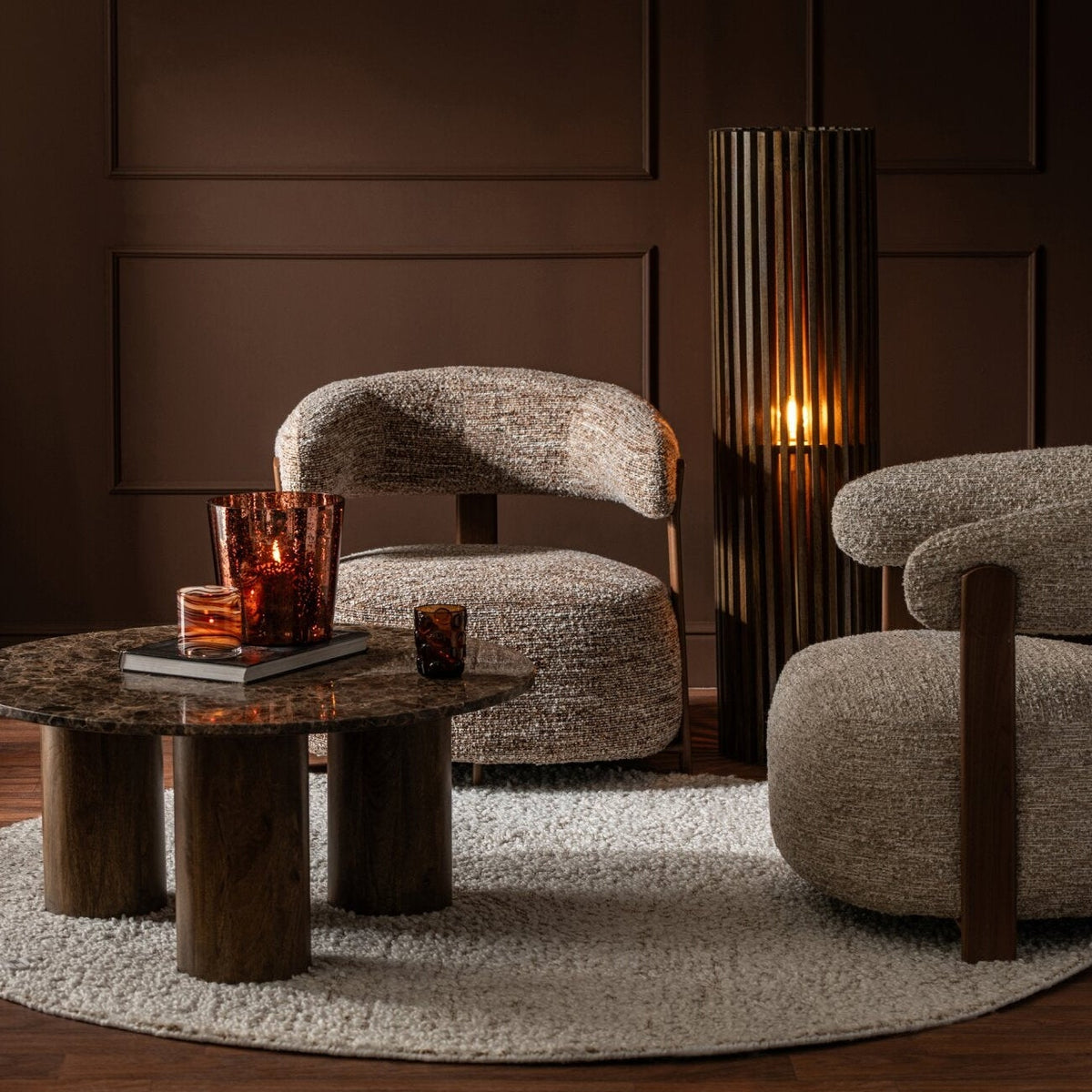 Fauteuil Schuim Bruin J-Line