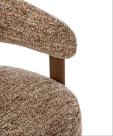 Fauteuil Schuim Bruin van J-Line, vijfde weergave van de bruine schuimen fauteuil