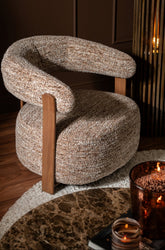 Fauteuil Schuim Bruin J-Line