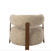 Fauteuil Schuim Ecru van J-Line, vijfde weergave van de ecru schuimen fauteuil