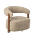 Fauteuil Schuim Ecru van J-Line, negende weergave van de ecru fauteuil